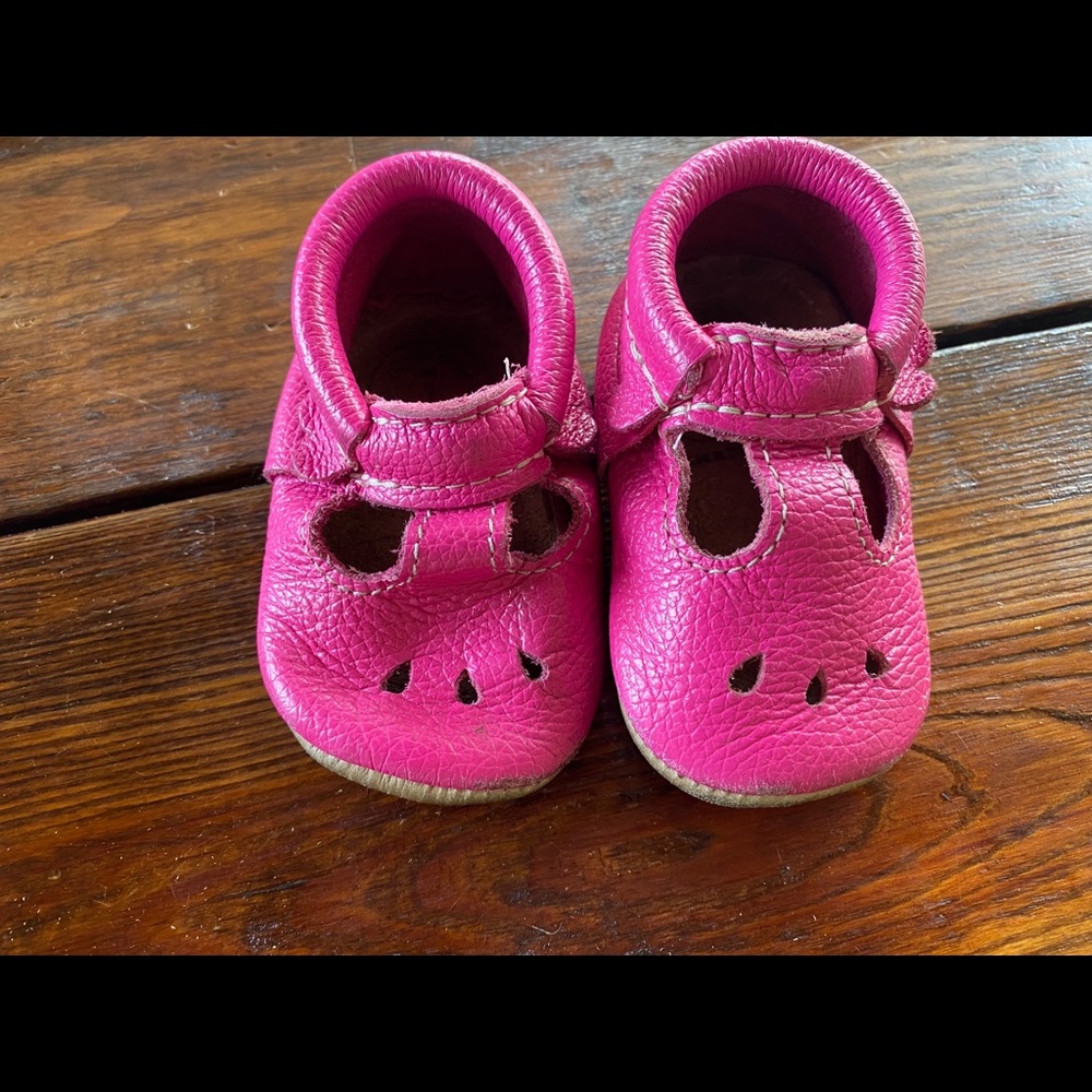 Hot Pink moccasins